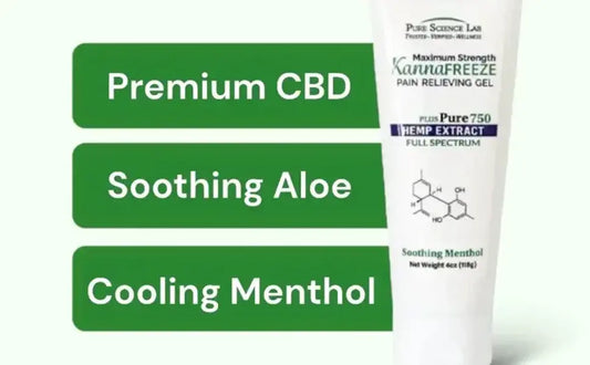 KannaFreeze CBD aloe menthol living active life