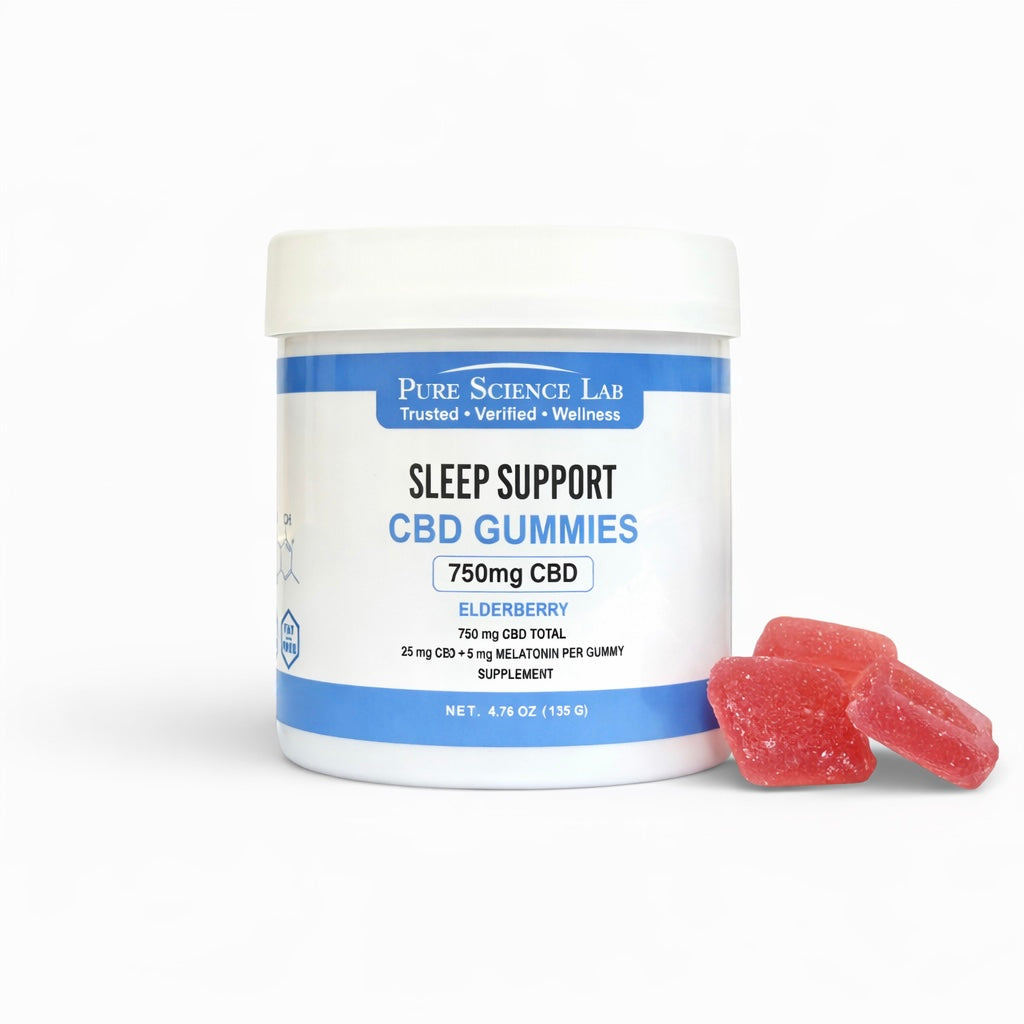 Sleep Support | 750mg CBD Gummies – Pure Science
