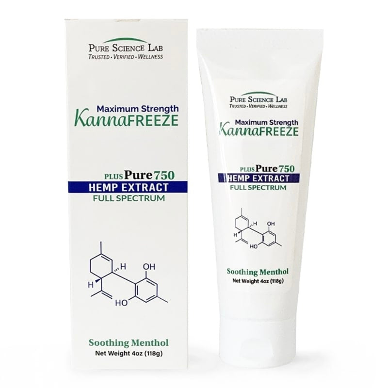 KannaFreeze CBD Topical Muscle and Joint Cream – Pure Science