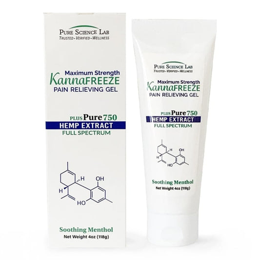 KannaFreeze CBD Muscle and Joint Pain Cream Full-Spectrum Hemp Extract