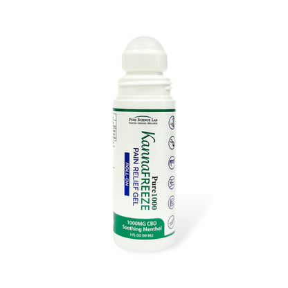 KannaFreeze CBD Topical Muscle and Joint Pain Roll-On 1000mg