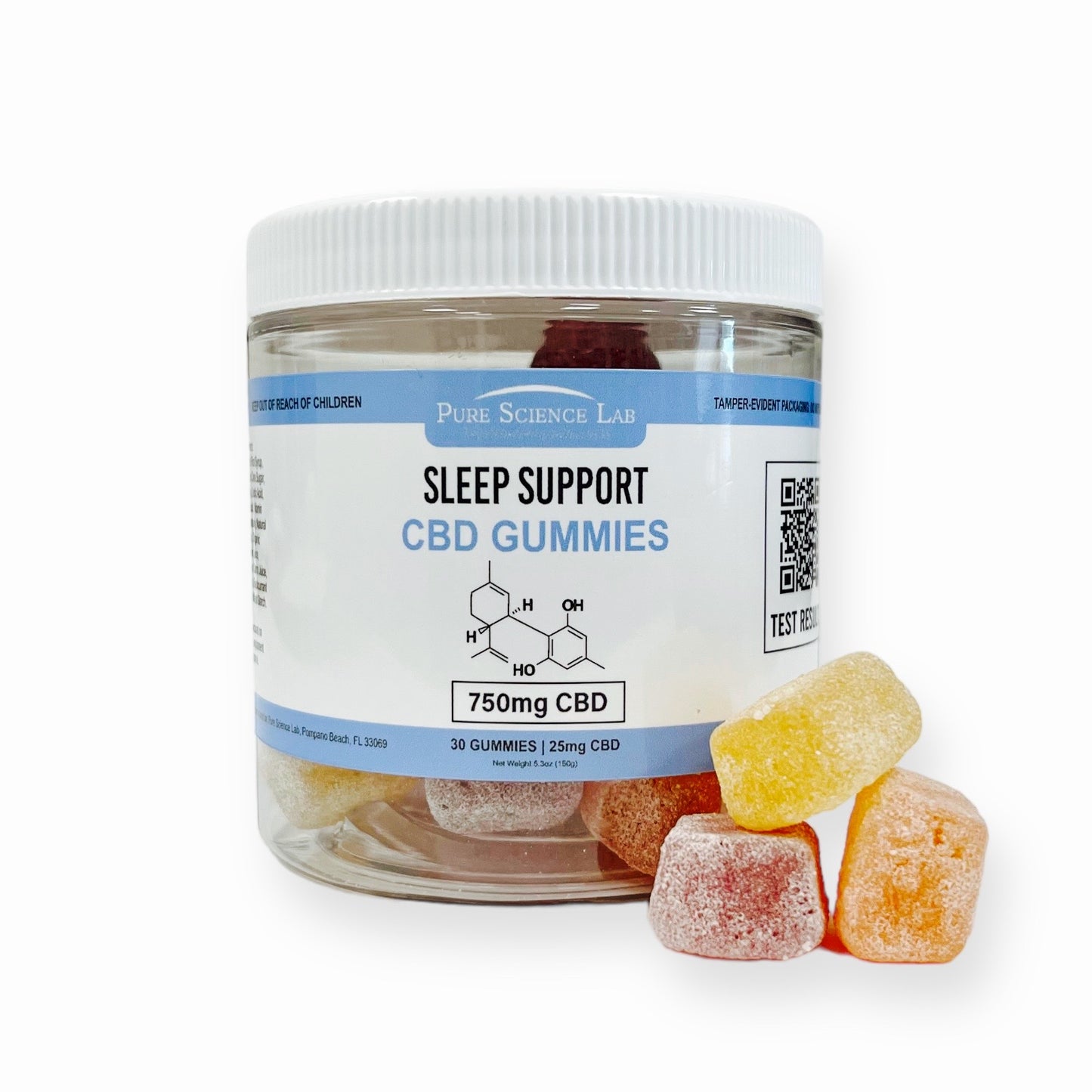 CBD Sleep Support Gummies Hemp Extract 750mg