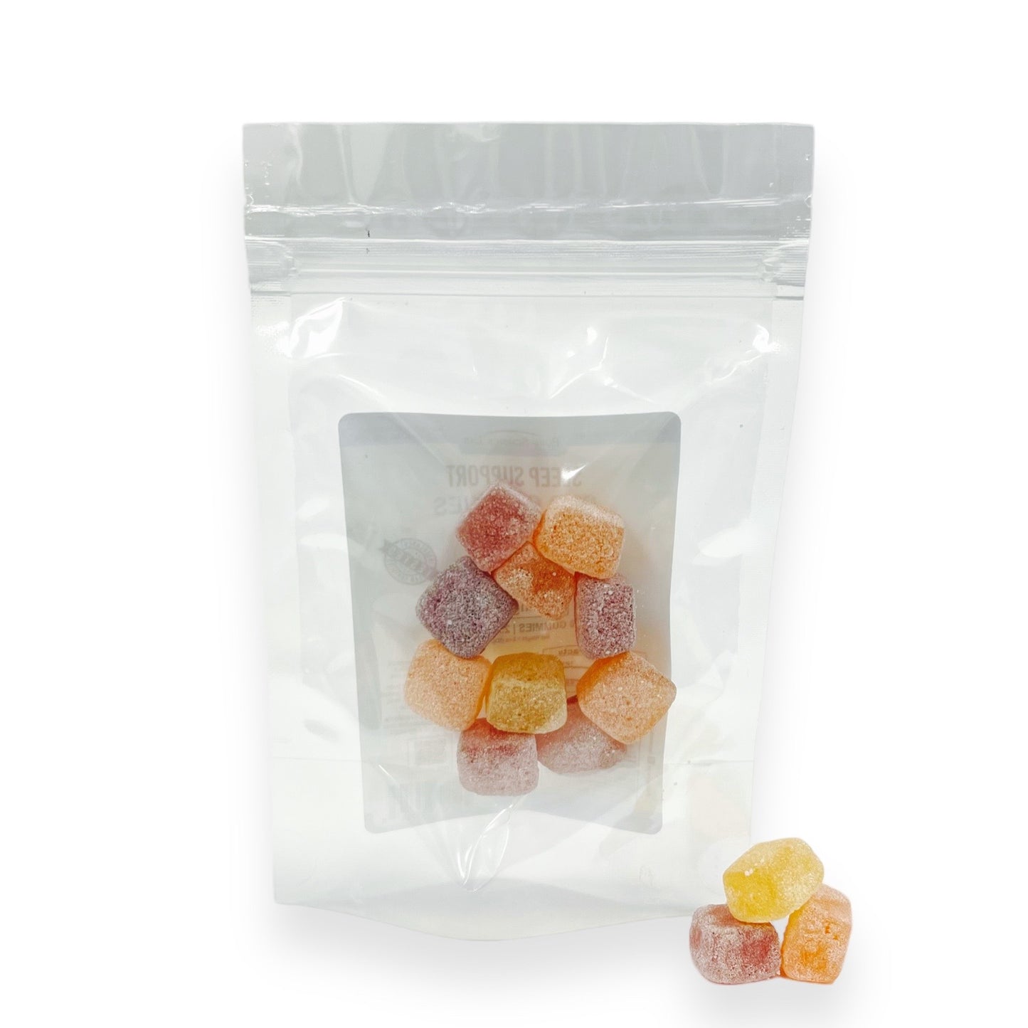 CBD Sleep Support Gummies Hemp Extract Bag Back