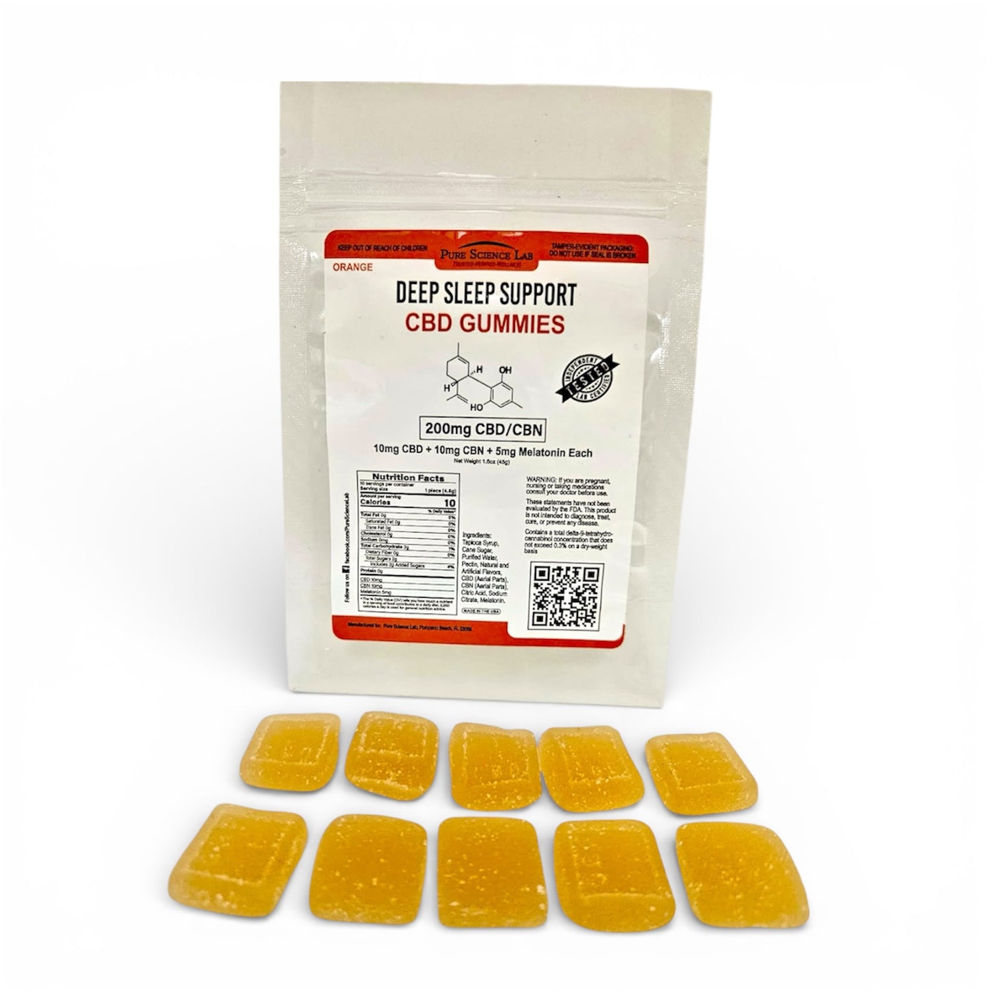 CBD + CBN + Melatonin Gummies | Deep Sleep Support