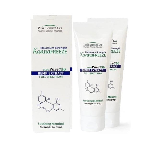 KannaFreeze CBD Topical Muscle and Joint Cream – Pure Science