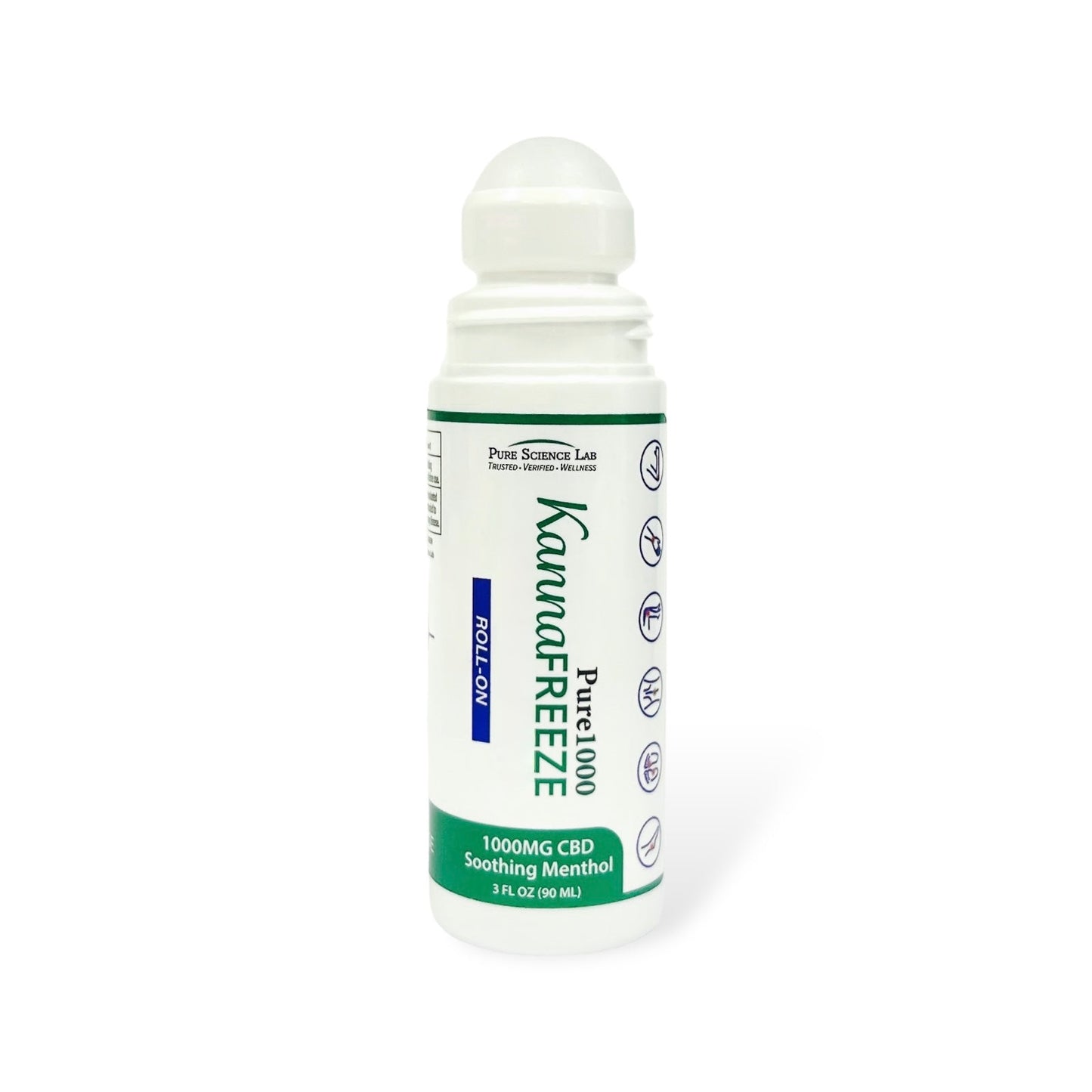 KannaFreeze CBD Topical Muscle and Joint Roll-On 1000mg