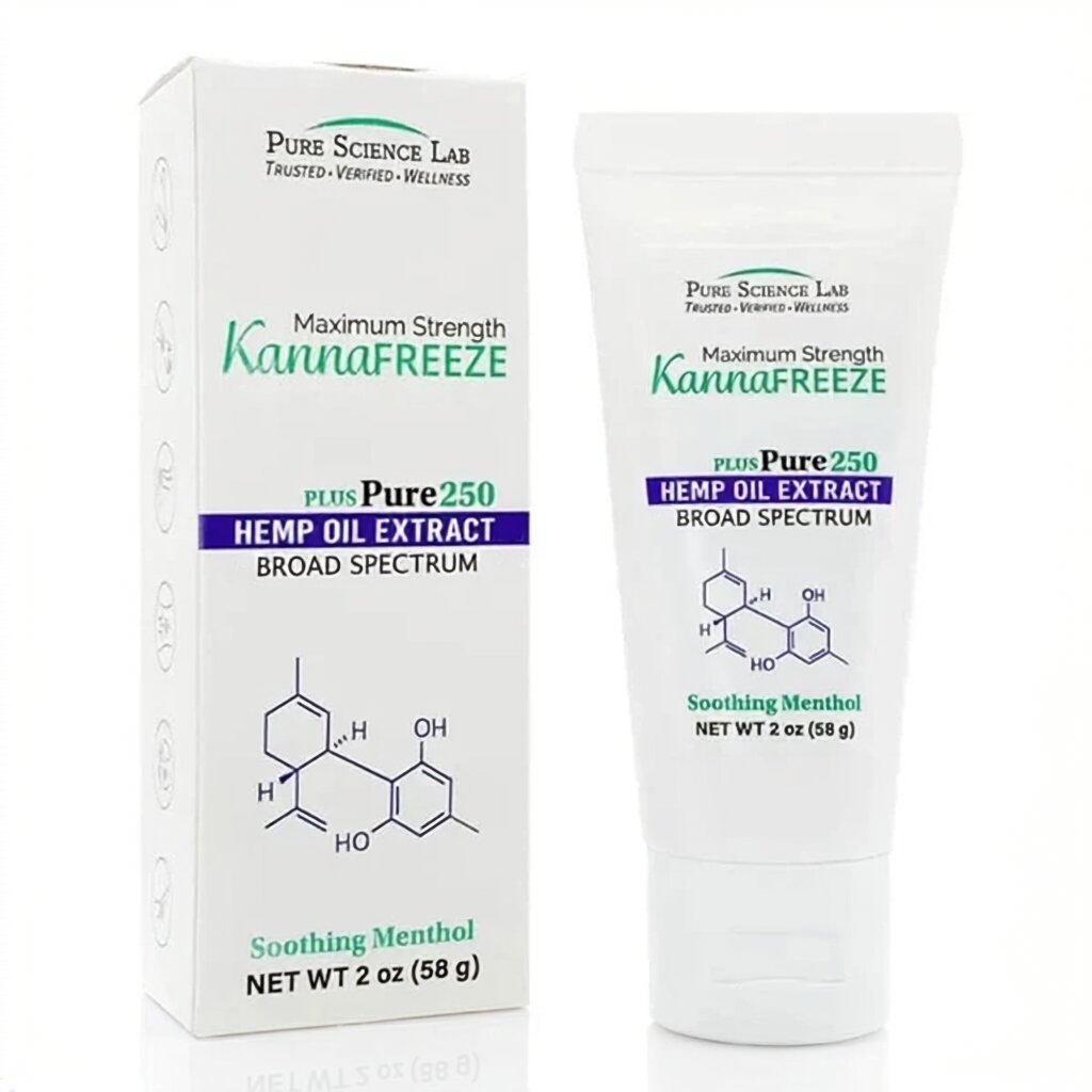 KannaFreeze CBD Topical Muscle and Joint Cream