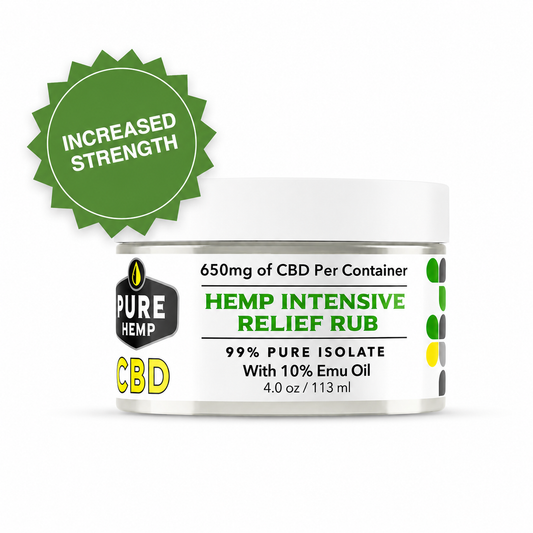 Hemp Intensive Healing Relief Rub with Emu Oil & CBD Isolate