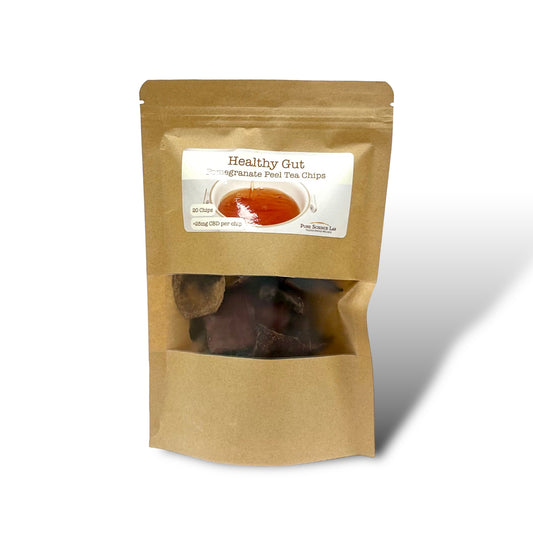 Pomegranate Tea Chips Bag 20pc CBD