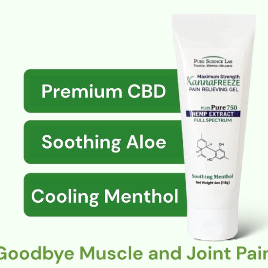 KannaFreeze CBD Muscle and Joint Pain Cream