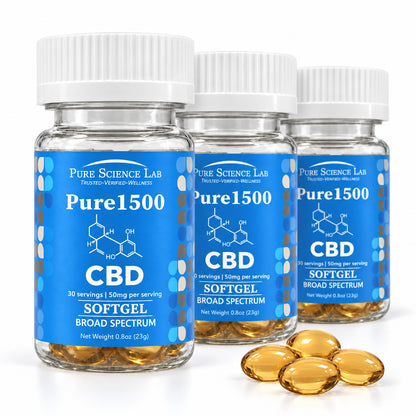 CBD Softgels | Broad-Spectrum Oil | CBD, CBG, and CBN