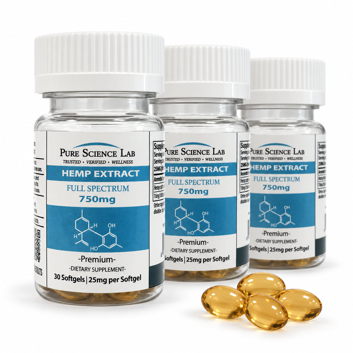 CBD Softgels | Broad-Spectrum Oil | CBD, CBG, and CBN